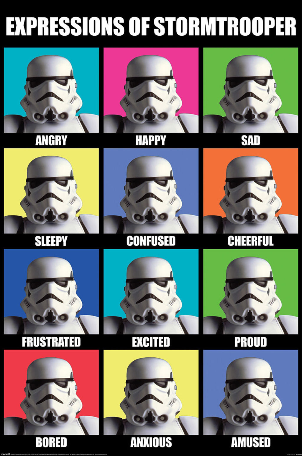 Poster Star Wars Expression Of Stormtrooper 61x91 5cm PP2513189 | Yourdecoration.com