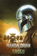 Poster Star Wars The Mandalorian And Grogu Din Djarin 61x91 5cm GPE5950 | Yourdecoration.com