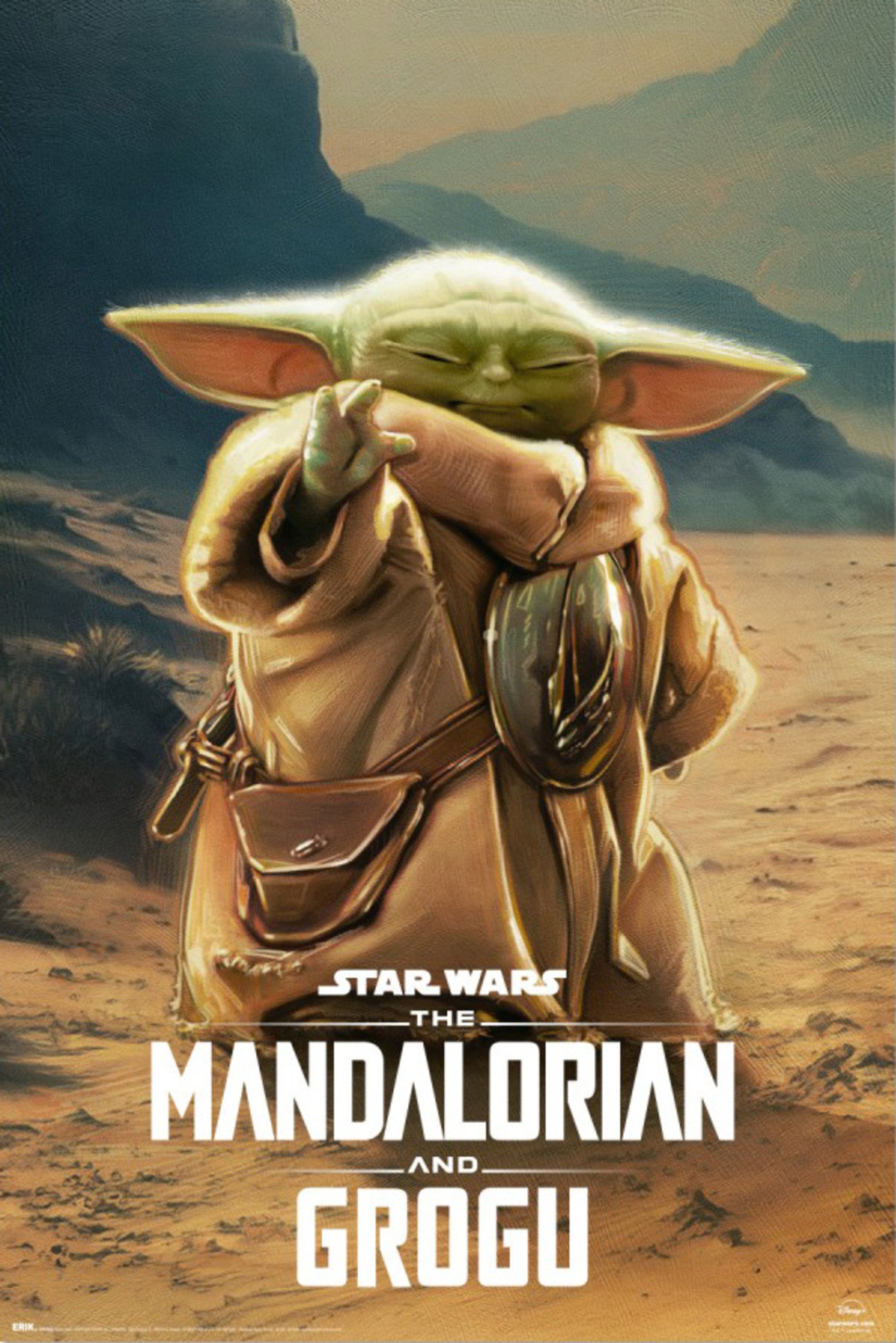 Poster Star Wars The Mandalorian And Grogu Grogu 61x91 5cm GPE6056 | Yourdecoration.com