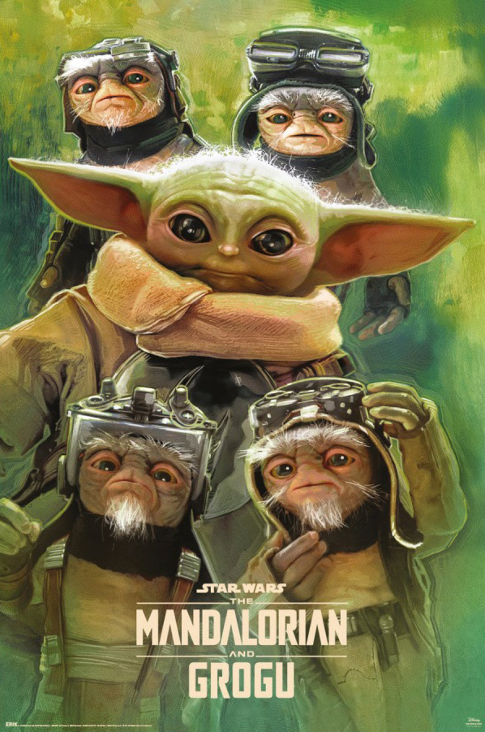 Poster Star Wars The Mandalorian And Grogu Grogu Anzellans 61x91 5cm GPE6055 | Yourdecoration.com