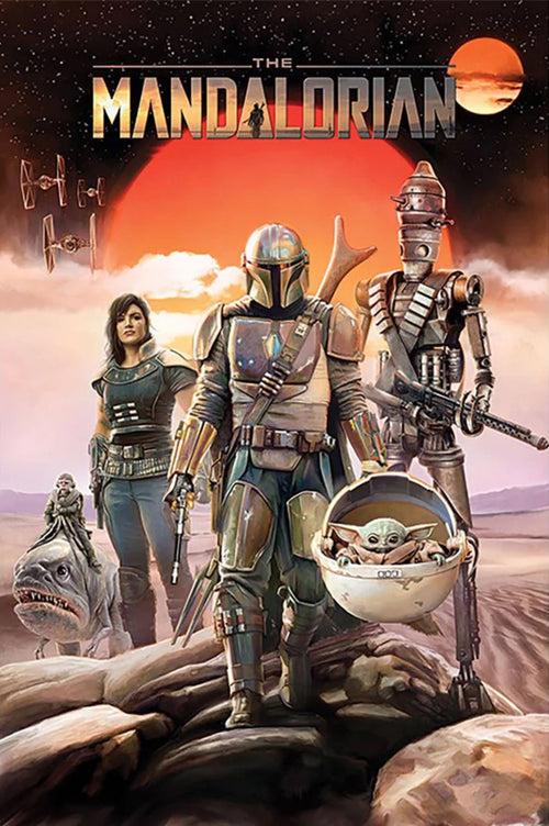 Poster Star Wars The Mandalorian Group 61x91 5cm Pyramid PP34642 | Yourdecoration.com