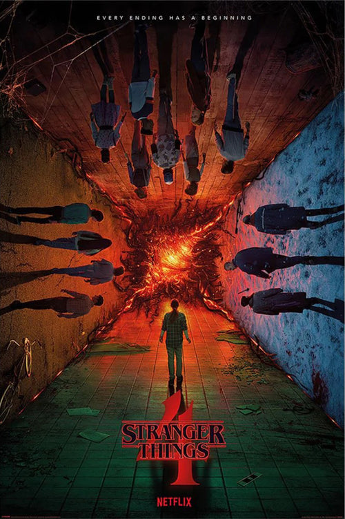Poster Stranger Things 4 Every Ending Has A Beginning 61x91 5cm Pyramid PP34749 | Yourdecoration.com