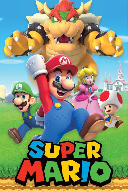Poster Super Mario Character Montage 61x91 5cm Pyramid PP35311 | Yourdecoration.com