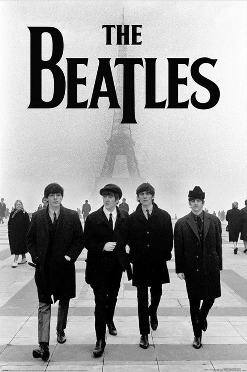 Poster The Beatles Eiffel Tower 61x91 5cm Pyramid PP35303 | Yourdecoration.com