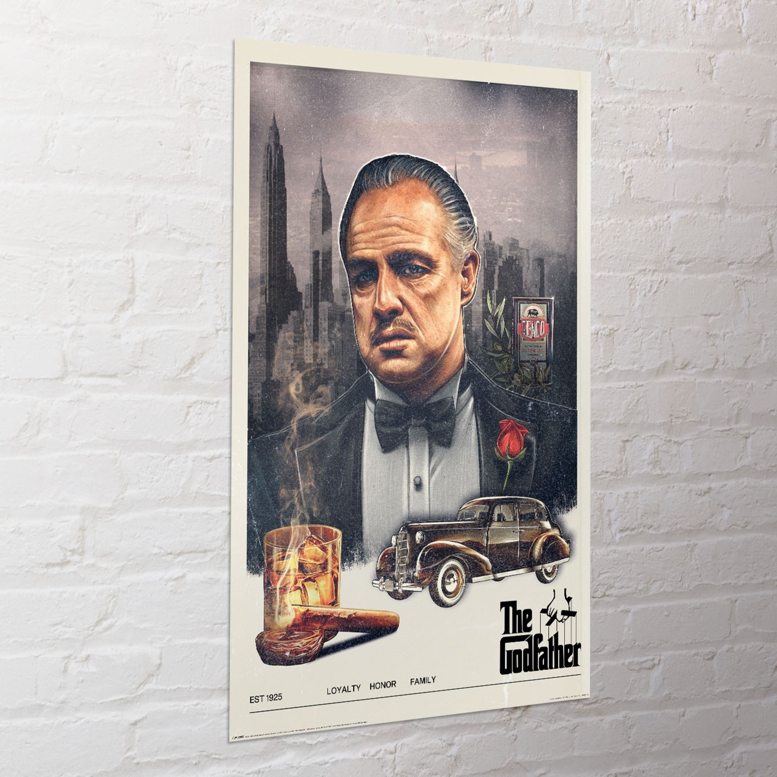 Poster The Godfather Loyalty Honour Family 61x91 5cm PP2512767 Sfeer | Yourdecoration.com