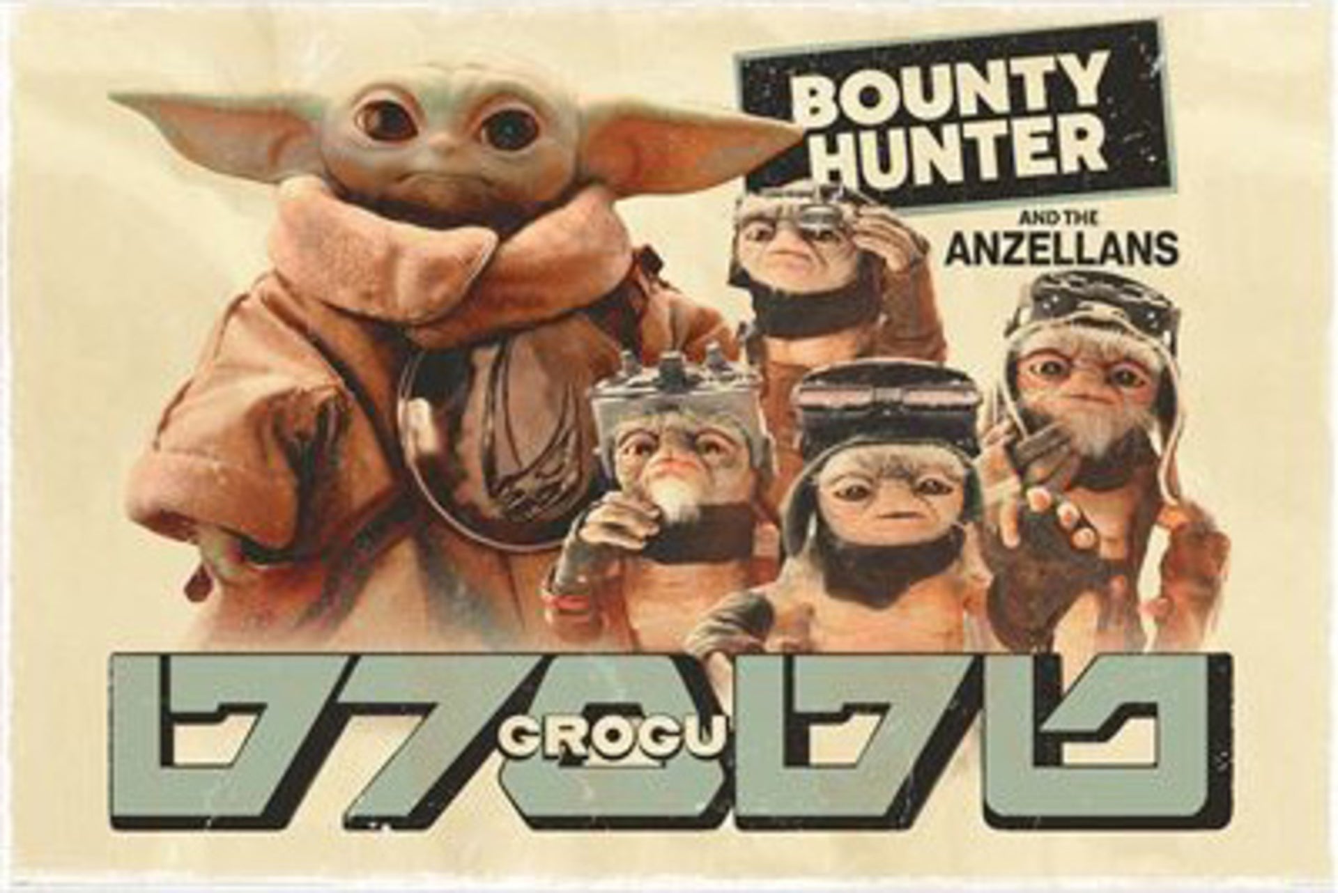 Poster The Mandalorian And Grogu Bounty Hunter 91 5x61cm PP2512115 | Yourdecoration.com
