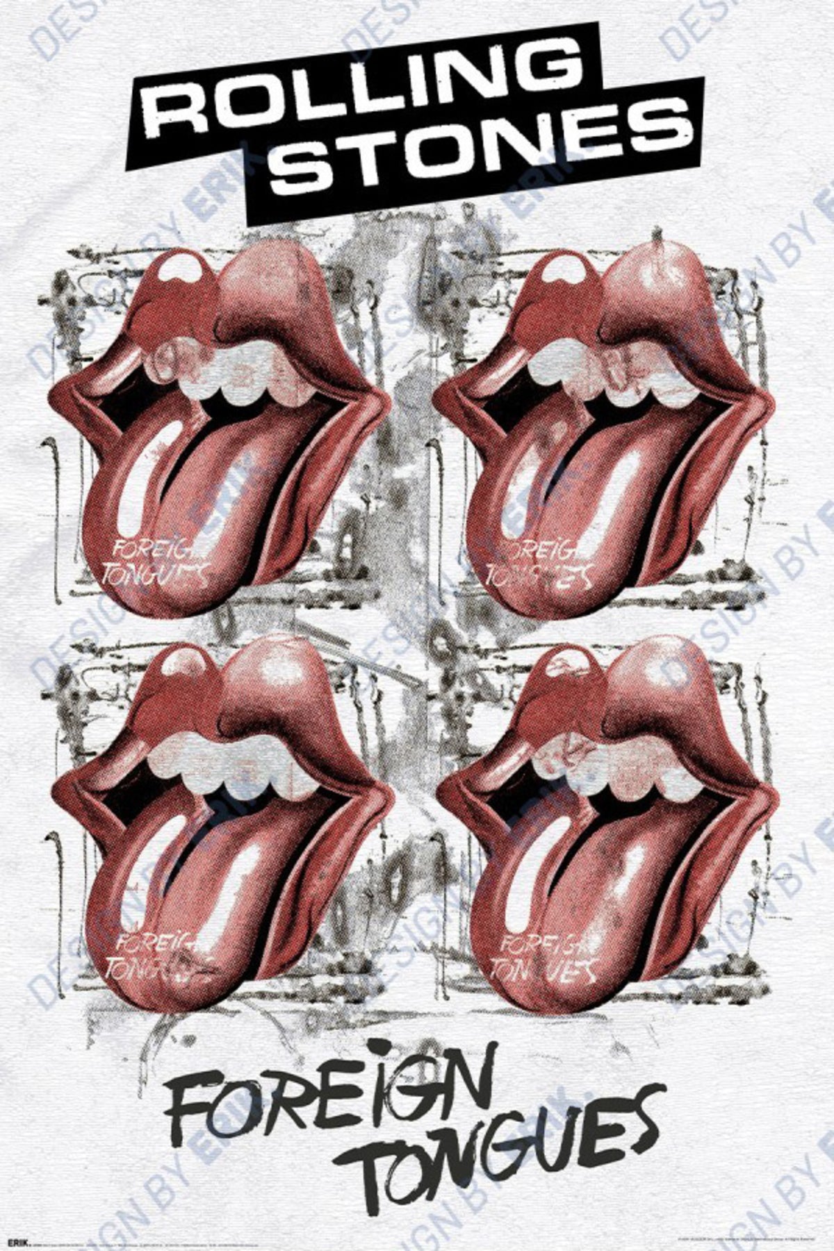 Poster The Rolling Stones Foreign Tongues 61x91 5cm GPE6100 | Yourdecoration.com