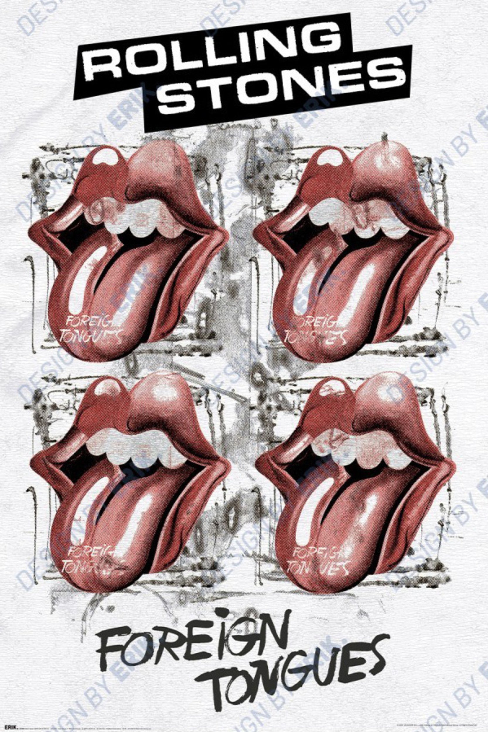 Poster The Rolling Stones Foreign Tongues 61x91 5cm GPE6100 | Yourdecoration.com