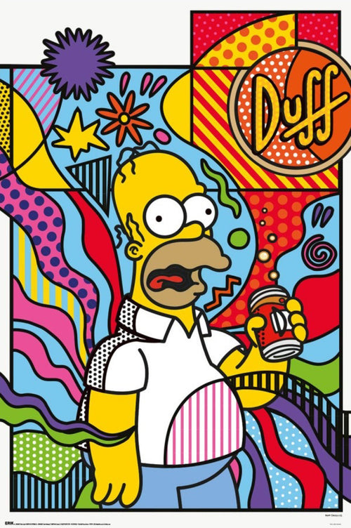 Poster The Simpsons Donut Worry 61x91 5cm GPE6043 | Yourdecoration.com