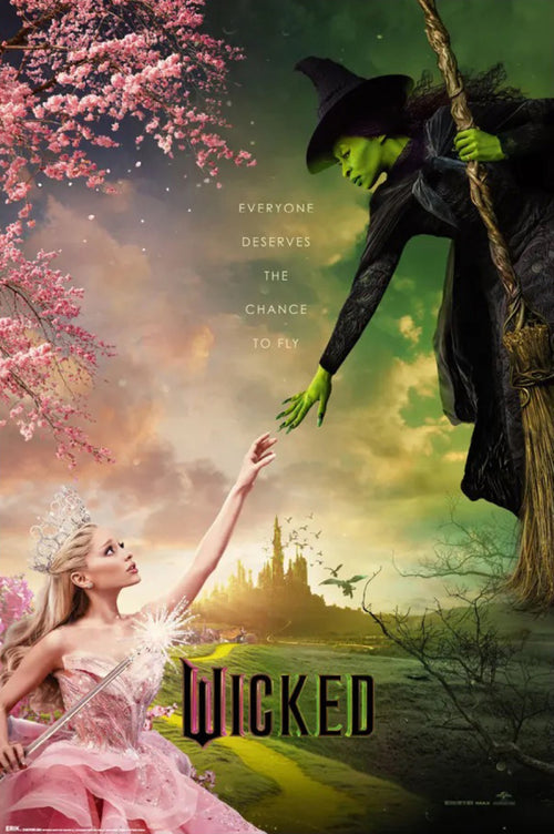 Close Up Poster Wicked 1 | Everyone Deserves A Chance To Fly | Poster film Elphaba & Glinda, 61 x 91,5 cm Close Up Poster Wicked 1 | Everyone Deserves A Chance To Fly | Poster film Elphaba & Glinda, 61 x 91,5 cm
