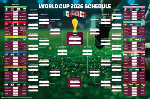 Poster World Cup 2026 91 5x61cm GPE6068 | Yourdecoration.com