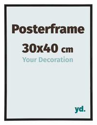 Posterframe 30x40cm Black Mat Plastic Paris Size | Yourdecoration.com