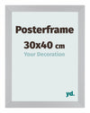 Posterframe 30x40cm Silver MDF Parma Size | Yourdecoration.com