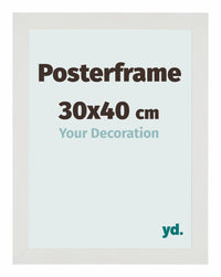 Posterframe 30x40cm White Mat MDF Parma Size | Yourdecoration.com