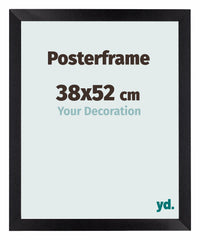 Posterframe 38x52 Black Mat MDF Parma Size | Yourdecoration.com