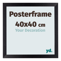Posterframe 40x40cm Black Mat MDF Parma Size | Yourdecoration.com