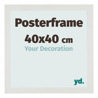Posterframe 40x40cm White Mat MDF Parma Size | Yourdecoration.com