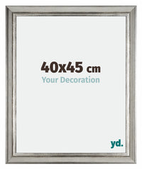Sheffield Wooden Photo Frame 40x45cm Silver Black Swept Front Size | Yourdecoration.com