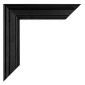 Sheffield Wooden Photo Frame 40x60cm Black Detail Corner | Yourdecoration.com