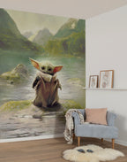Star Wars The Mandalorian Grogu Landscape Interior Wall Mural DX4 211 | Yourdecoration.com