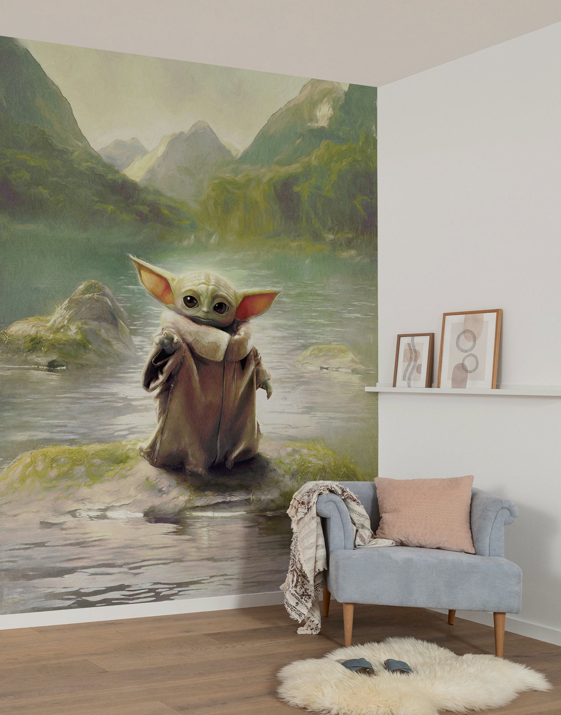 Star Wars The Mandalorian Grogu Landscape Interior Wall Mural DX4 211 | Yourdecoration.com