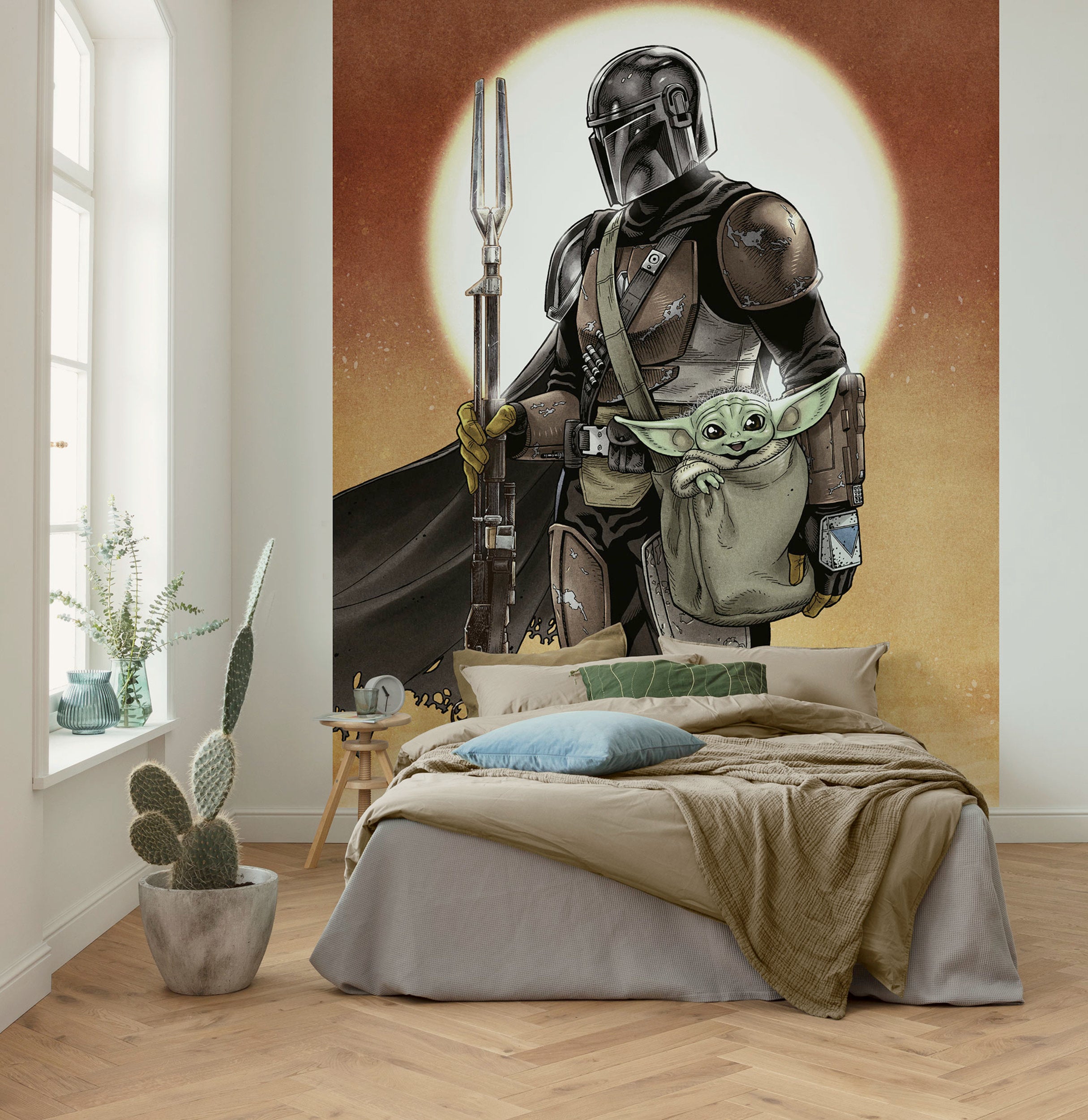 Star Wars The Mandalorian and Grogu Interior Wall Mural DX4 184 | Yourdecoration.com
