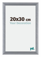 Tucson Aluminium Photo Frame 20x30cm Silver Brushed Front Size | Yourdecoration.com