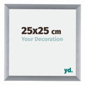 Tucson Aluminium Photo Frame 25x25cm Silver Brushed Front Size | Yourdecoration.com