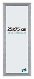 Tucson Aluminium Photo Frame 25x75cm Silver Brushed Front Size | Yourdecoration.com