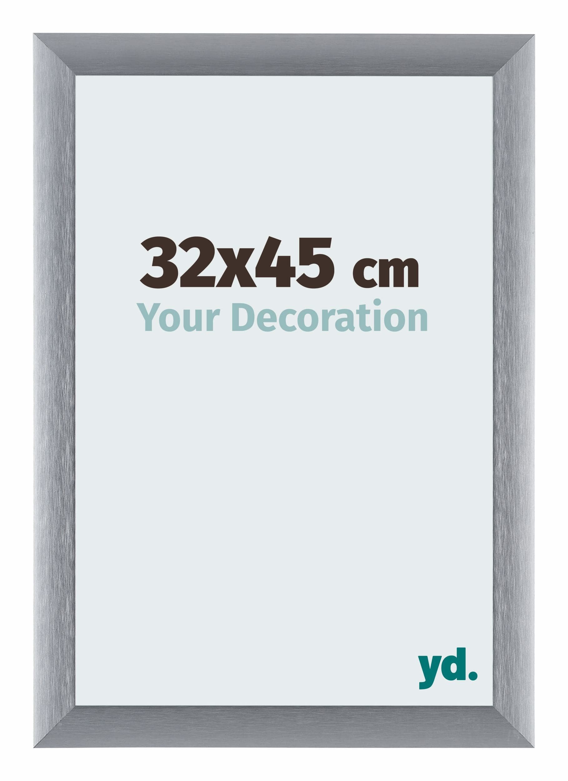 Tucson Aluminium Photo Frame 32x45cm Silver Brushed Front Size | Yourdecoration.com