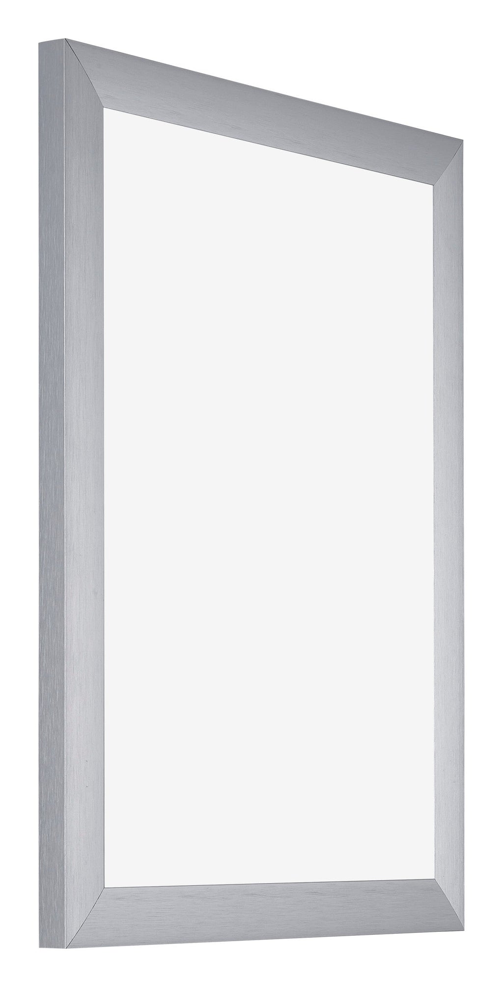Tucson Aluminium Photo Frame 36x48cm Silver Brushed Front Oblique | Yourdecoration.com