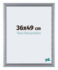 Tucson Aluminium Photo Frame 36x49cm Silver Brushed Front Size | Yourdecoration.com