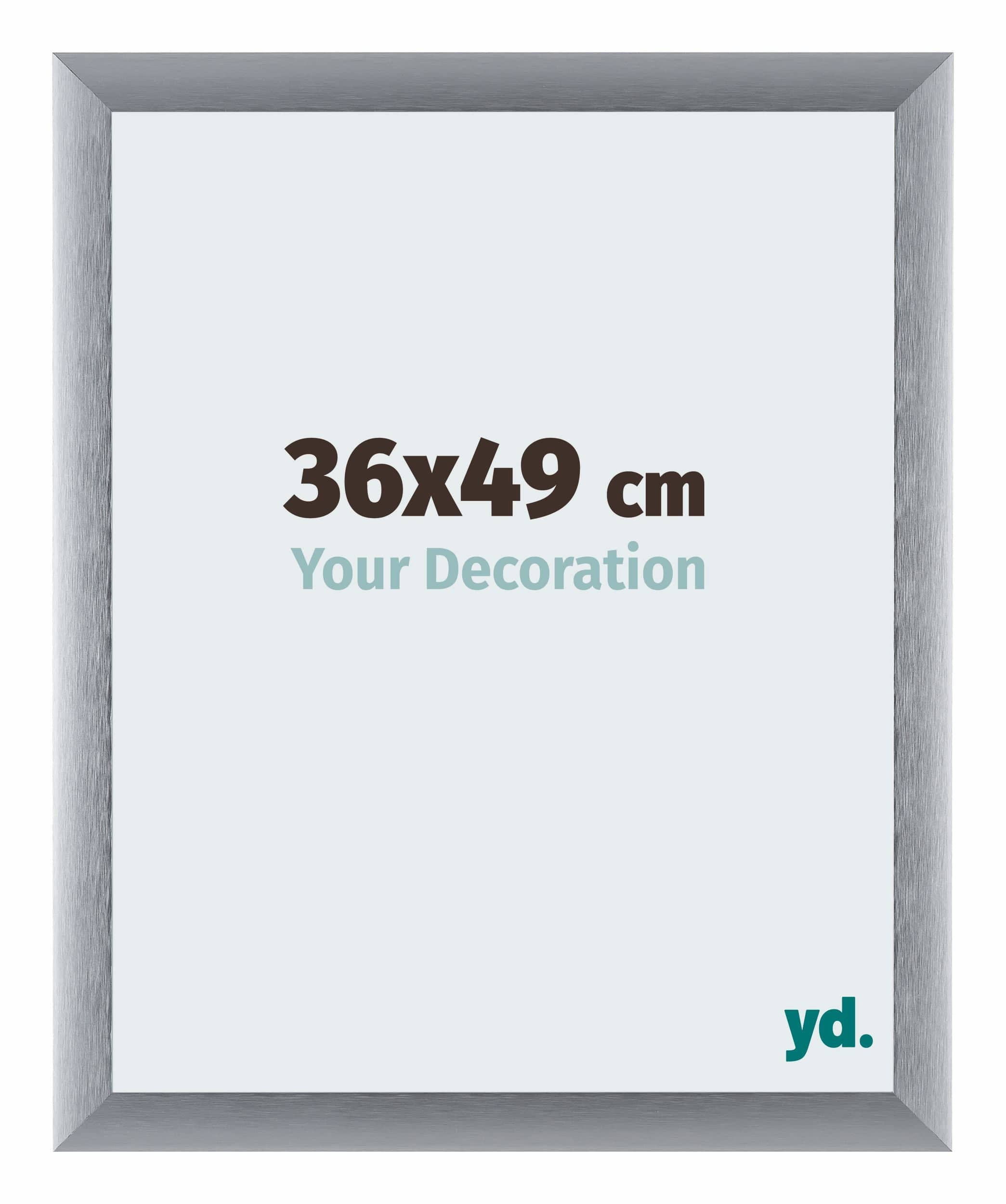 Tucson Aluminium Photo Frame 36x49cm Silver Brushed Front Size | Yourdecoration.com