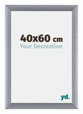 Tucson Aluminium Photo Frame 40x60cm Silver Brushed Front Size | Yourdecoration.com