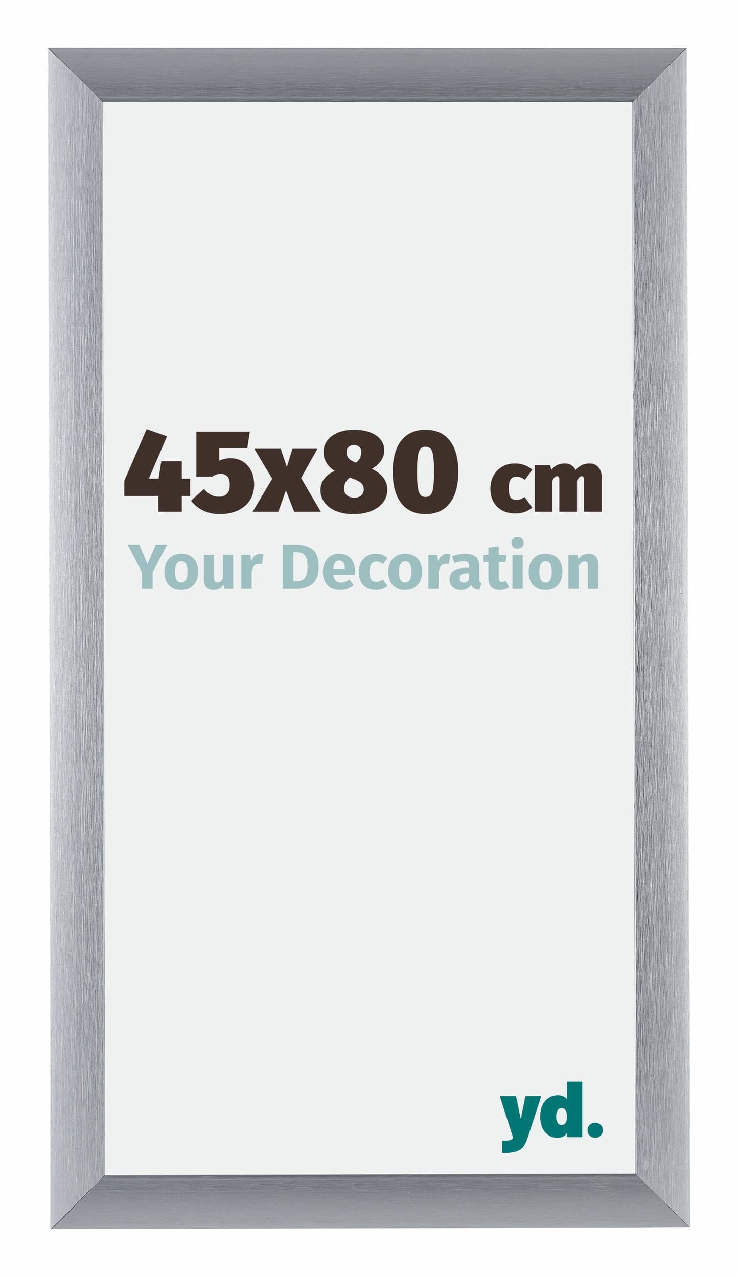 Tucson Aluminium Photo Frame 45x80cm Silver Brushed Front Size | Yourdecoration.com