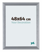 Tucson Aluminium Photo Frame 48x64cm Silver Brushed Front Size | Yourdecoration.com