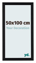 Tucson Aluminium Photo Frame 50x100cm Black Brushed Front Size | Yourdecoration.com