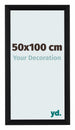 Tucson Aluminium Photo Frame 50x100cm Black Brushed Front Size | Yourdecoration.com