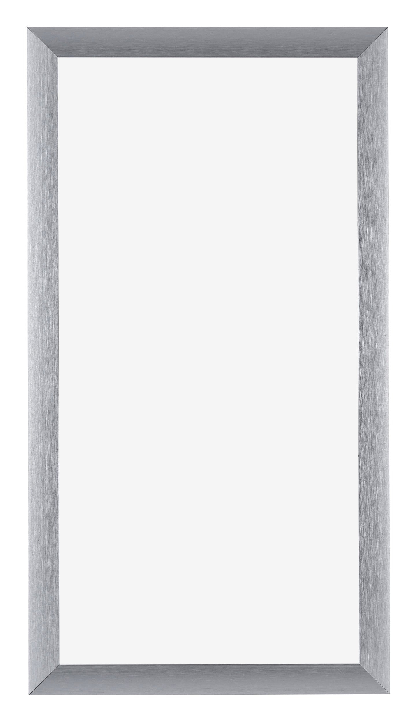Tucson Aluminium Photo Frame 50x100cm Silver Brushed Front | Yourdecoration.com