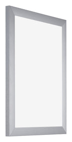 Tucson Aluminium Photo Frame 75x98cm Silver Brushed Front Oblique | Yourdecoration.com