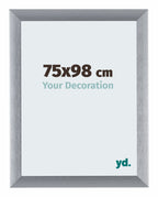 Tucson Aluminium Photo Frame 75x98cm Silver Brushed Front Size | Yourdecoration.com