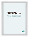 Virginia Aluminium Photo Frame 18x24cm White Front Size | Yourdecoration.com