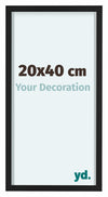 Virginia Aluminium Photo Frame 20x40cm Black Front Size | Yourdecoration.com