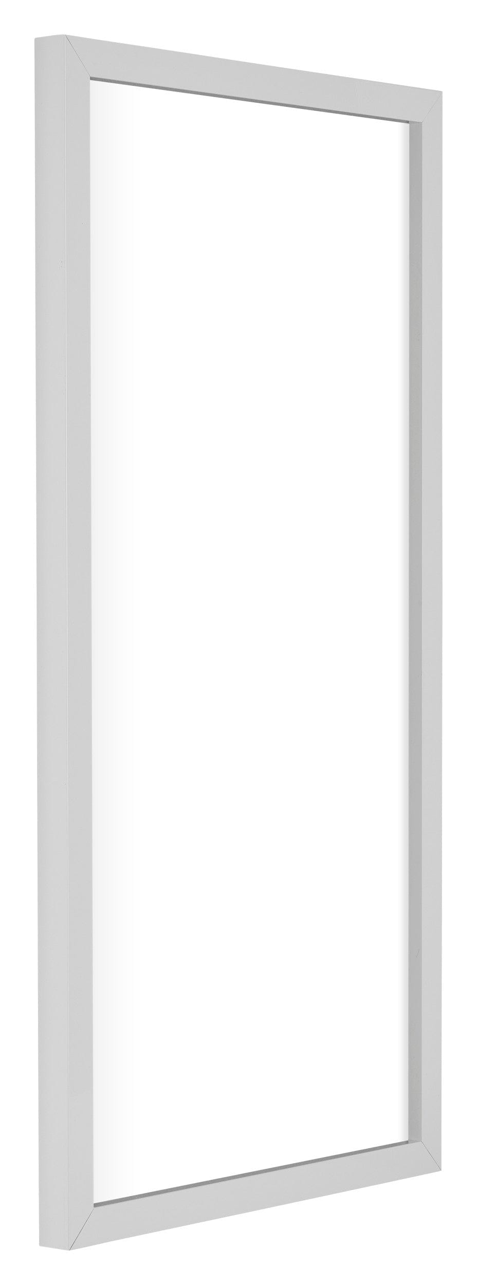 Virginia Aluminium Photo Frame 20x40cm White Front Oblique | Yourdecoration.com