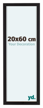 Virginia Aluminium Photo Frame 20x60cm Black Front Size | Yourdecoration.com