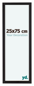 Virginia Aluminium Photo Frame 25x75cm Black Front Size | Yourdecoration.com