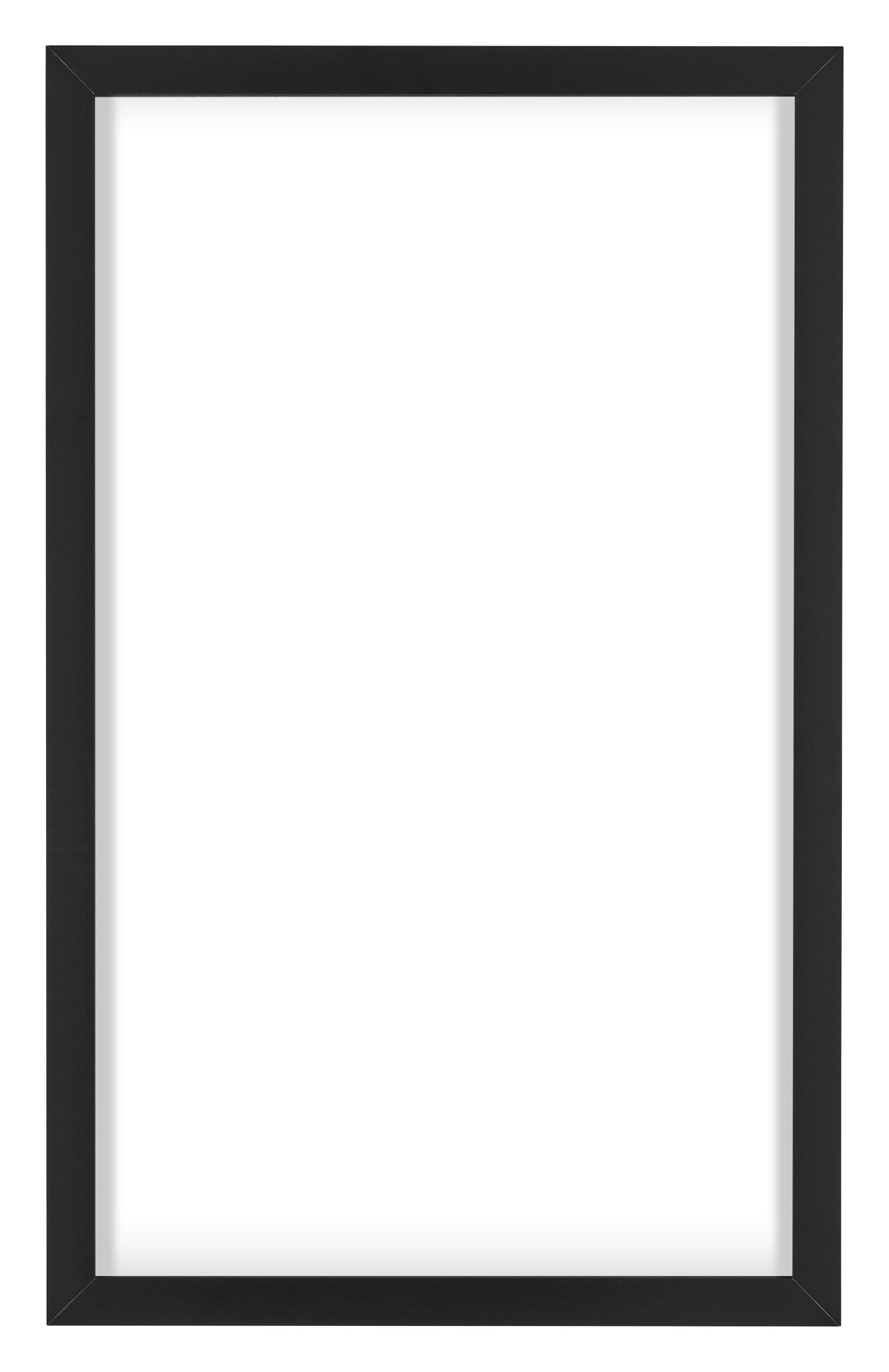 Virginia Aluminium Photo Frame 30x50cm Black Front | Yourdecoration.com