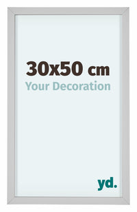 Virginia Aluminium Photo Frame 30x50cm White Front Size | Yourdecoration.com