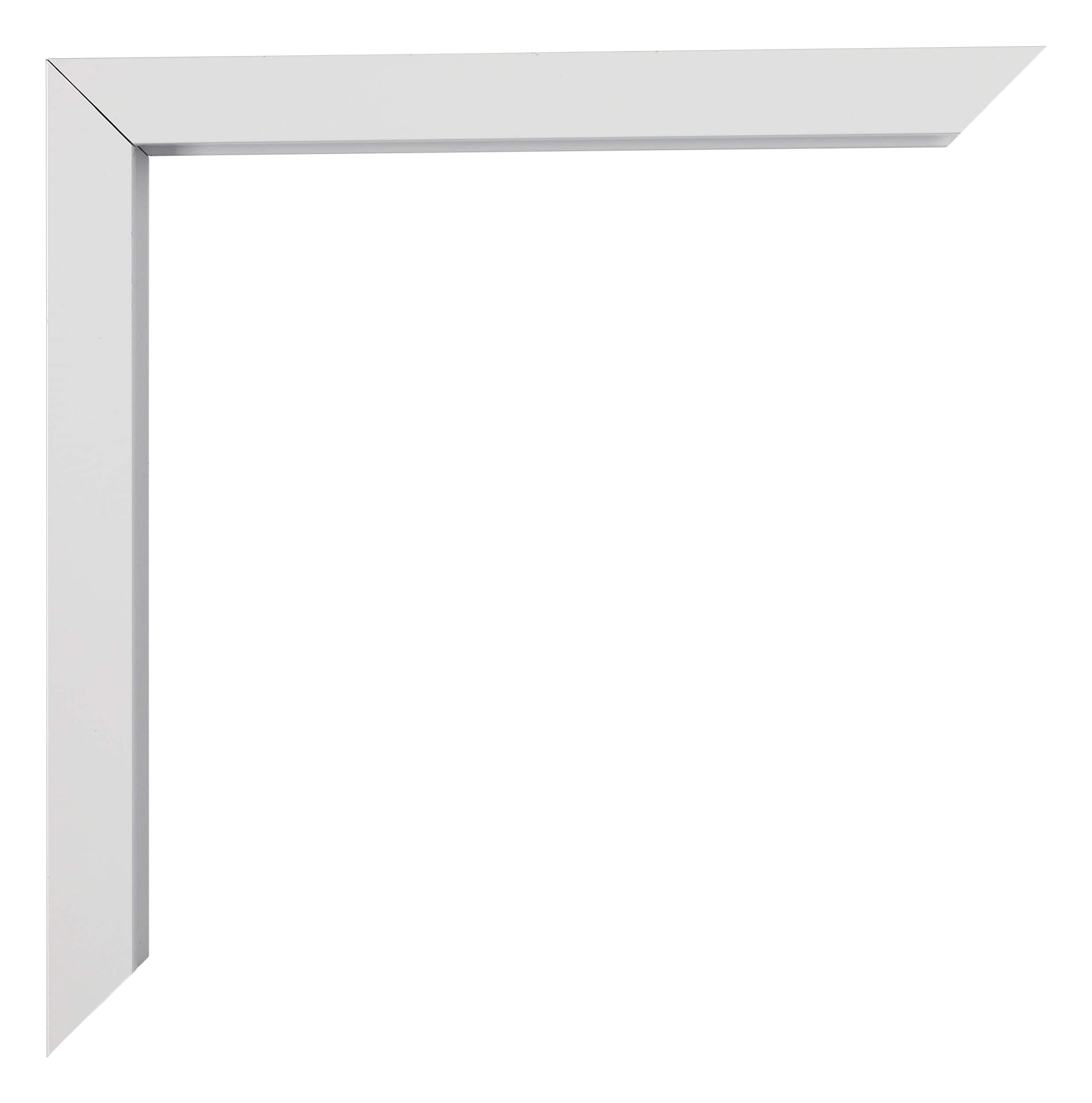 Virginia Aluminium Photo Frame 32x45cm White Corner | Yourdecoration.com