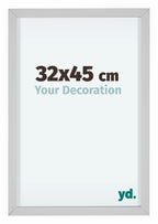 Virginia Aluminium Photo Frame 32x45cm White Front Size | Yourdecoration.com